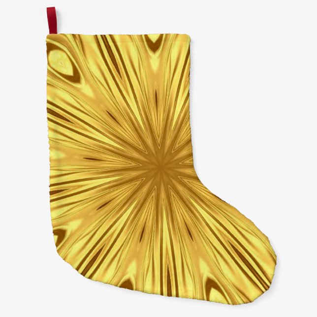 Personalized Holiday Luxury |  Achempong Gilded Ze Large Christmas Stocking (Front)