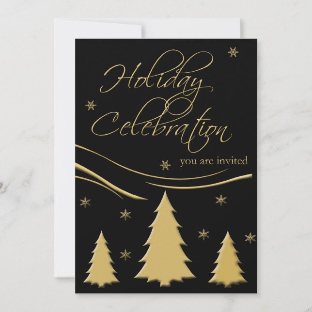 Personalized Holiday Open House Party Invitation (Front)