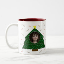 Personalized Holiday Photo Mug