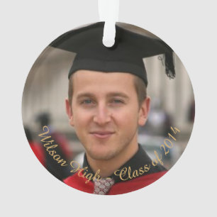Personalized Holiday Photo Snowflake Ornament