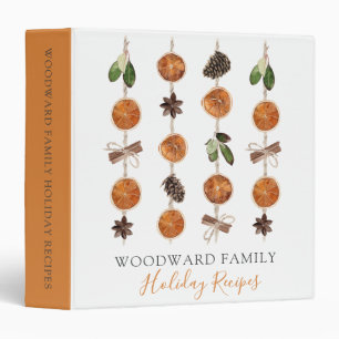 Personalized Holiday Recipes Citrus And Spice Binder
