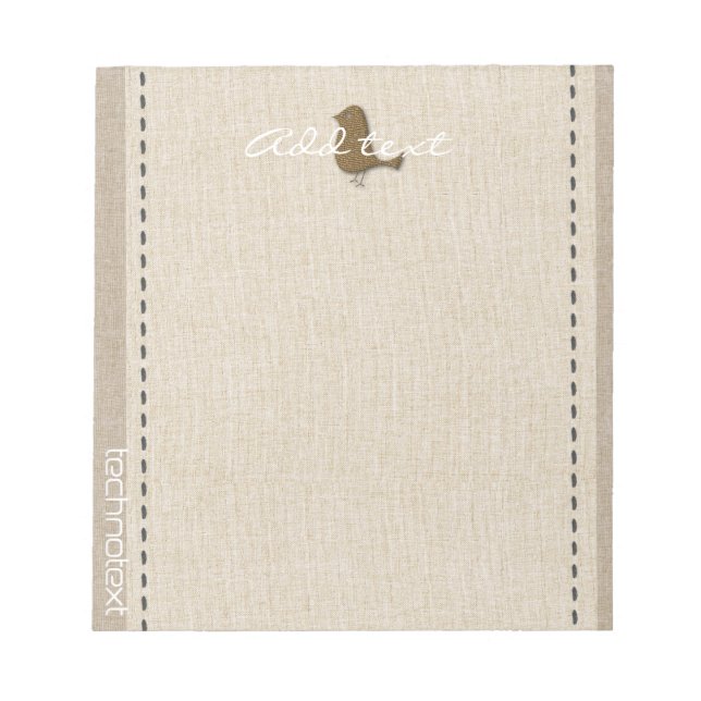 Personalized Holiday Season Vibe Notepad (Front)