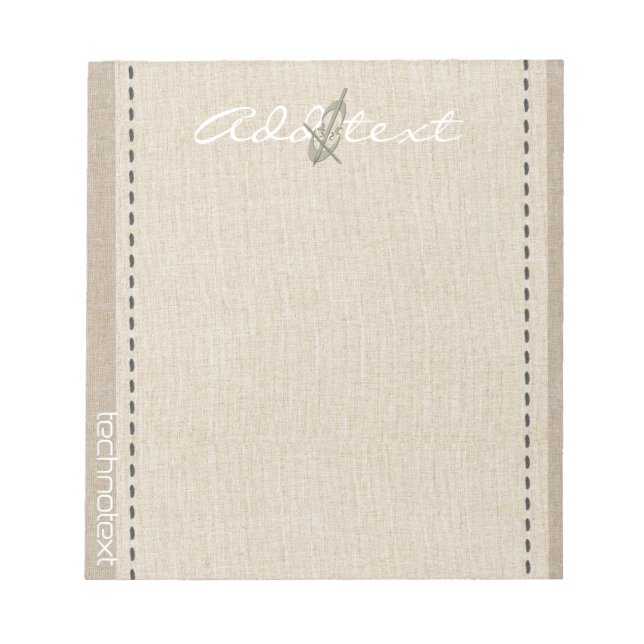 Personalized Holiday Season Vibe Notepad (Front)