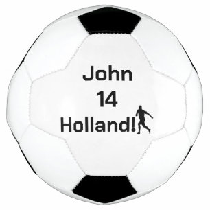 Personalized Holland Football Fan Gear Soccer Ball