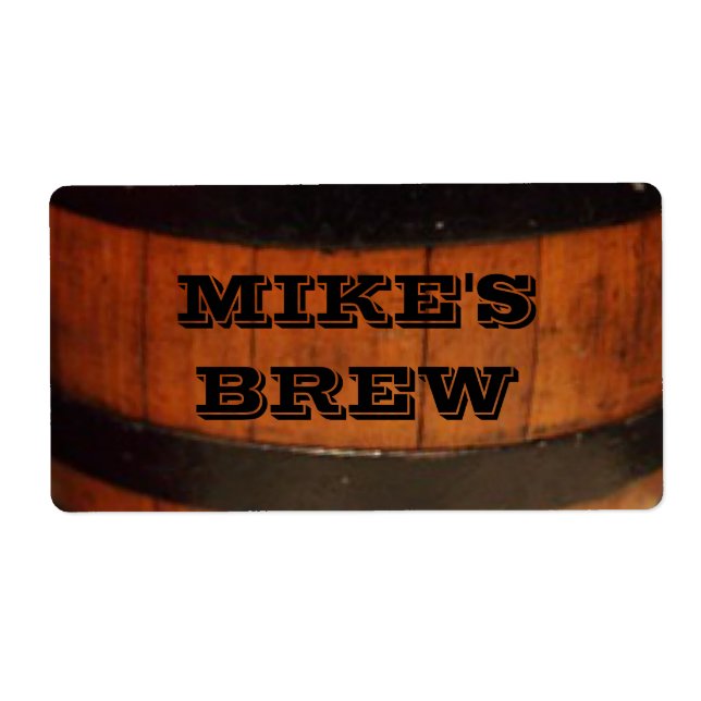 Personalized Home Brew Beer Labels (Front)
