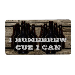 Personalized Home Brewing Beer Brewer's Labels