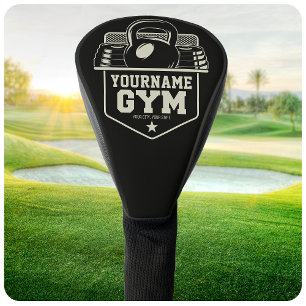 Personalized Home GYM Kettlebell Fitness Trainer Golf Head Cover