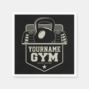 Personalized Home GYM Kettlebell Fitness Trainer  Napkin