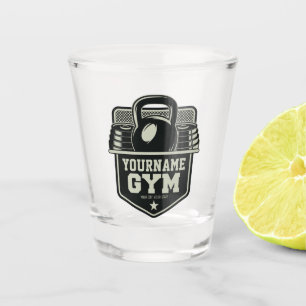 Personalized Home GYM Kettlebell Fitness Trainer  Shot Glass