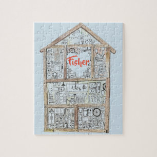 Personalized Home Heart puzzle