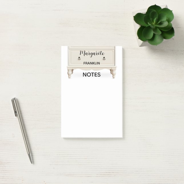 Personalized Home Office Bottom Drawer NOTES (Office)