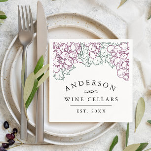Personalized Home Wine Cellar Napkin
