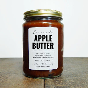 Personalized Homemade Apple Butter Label