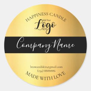 Personalized Homemade Candle Label