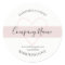 Personalized Homemade Candle Label blush pink