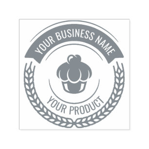 Personalized Homemade Logo Custom Large  Self-inking Stamp