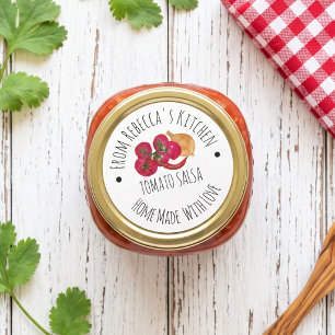 Personalized Homemade Salsa Canning label