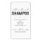 Personalized Homemade Shampoo Label