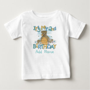Personalized Honey Bear 2nd Birthday Tshirt