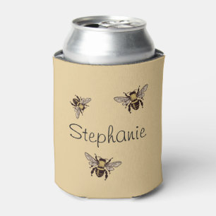 Personalized Honey Bee Can Cooler