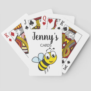 Personalized Honey Bee Playing Cards Gift