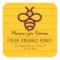 Personalized Honey Jar Labels | Honeycomb Bee