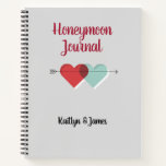 Personalized Honeymoon Travel Journal<br><div class="desc">Preserve your memories and keep a record of your epic honeymoon trip! It would make such a great gift for the most special person in your life.</div>