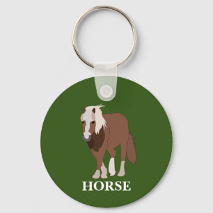 Personalized Horse Animal Horse Rider Horse Lover Keychain