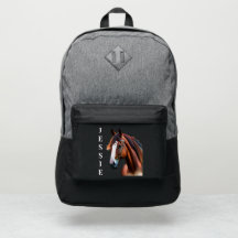 Personalized Horse Backpack