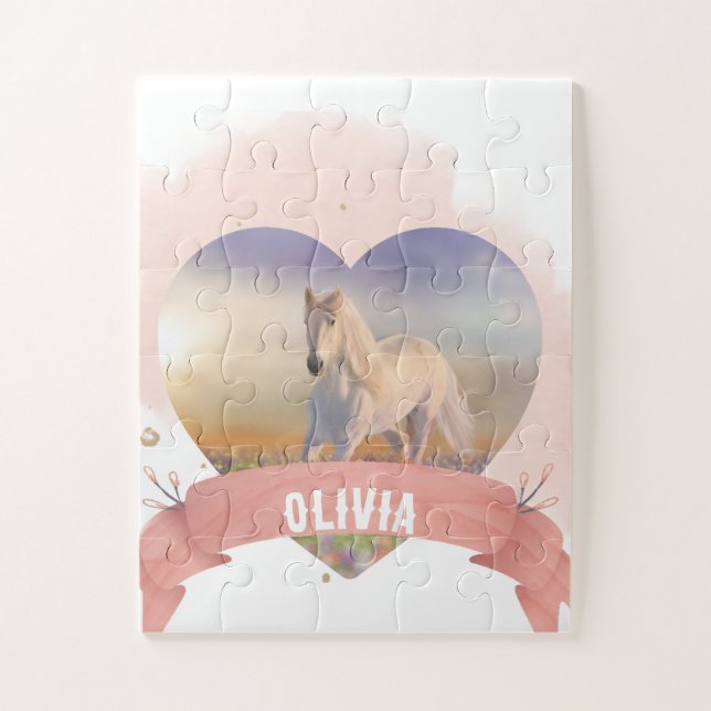 Personalized Horse Jigsaw Puzzle (Vertical)