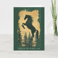 Personalized Horse Lover Greeting Card