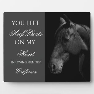 Personalized Horse Memorial Plaque Custom photo