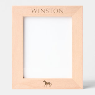 Personalized Horse Name Equestrian Custom Etched Frames