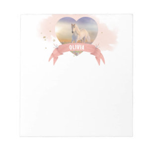 Personalized Horse Notepad