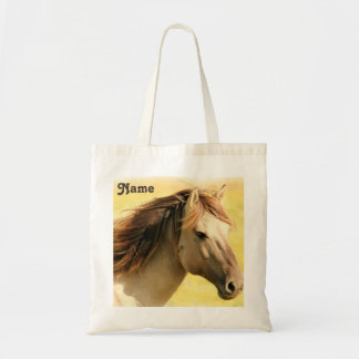 Personalized Horse Painting Tote Bag
