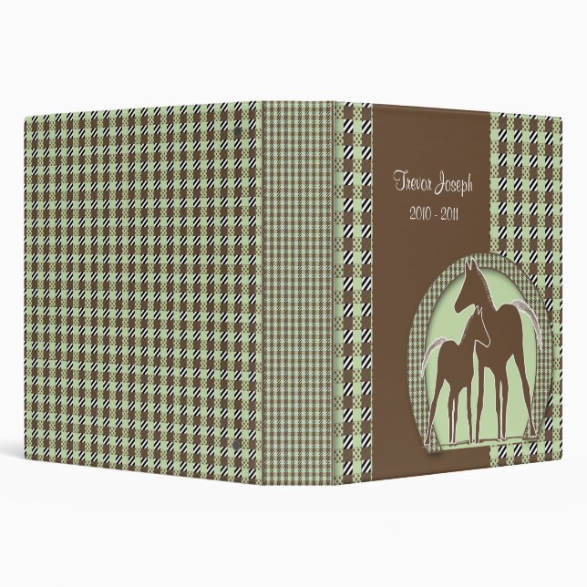 Personalized Horse Photo Album Binder (Background)