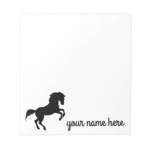 Personalized Horse Stationery Notepad