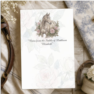 Personalized Horse Stationery Post-it Notes