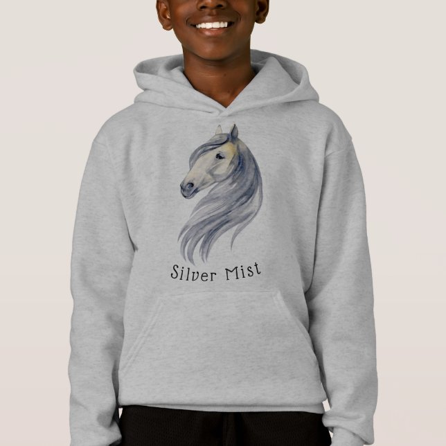 Personalized Horse Sweatshirt Hoodie (Front)