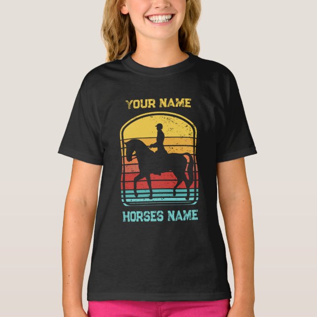 Personalized Horse T-Shirt (Front)