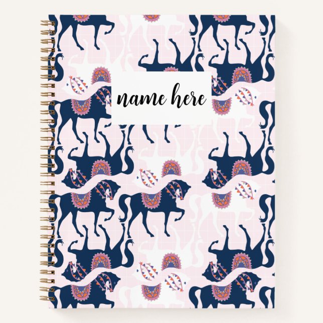 Personalized Horses Notebook (Front)