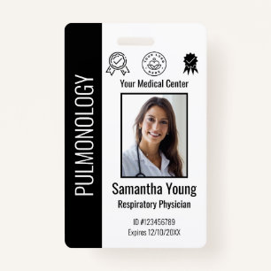 Personalized Hospital Employee Logo & Photo ID Badge