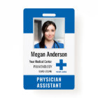 Personalized Hospital Employee Logo & Photo ID
