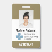 Personalized Hospital Employee Logo & Photo ID