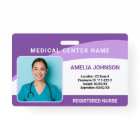 Personalized Hospital Employee Photo ID Badge