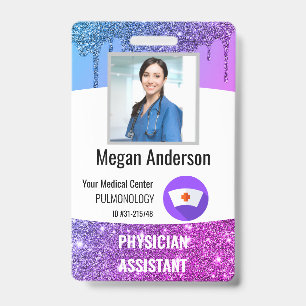 Personalized Hospital Employee Photo ID Badge