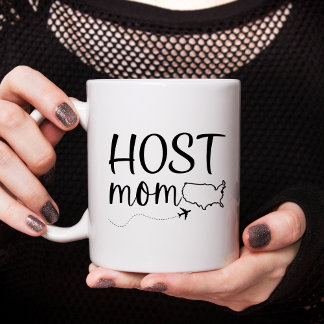 Personalized Host Mom Mug ,Au Pair Gift, Host Mom
