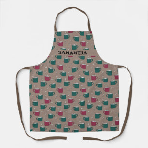 Personalized Hot Cocoa and Marshmallow Apron