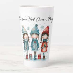 Personalized Hot Cocoa Mug with winter children