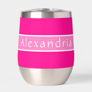 Personalized Hot Pink and Pink
